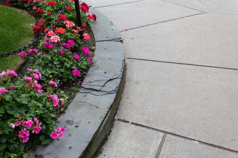 Garden Curbing Installation detail
