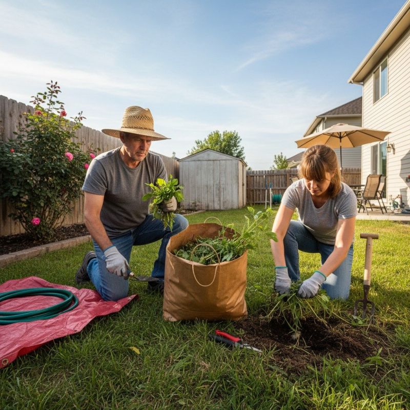 Weeding And Mulching detail